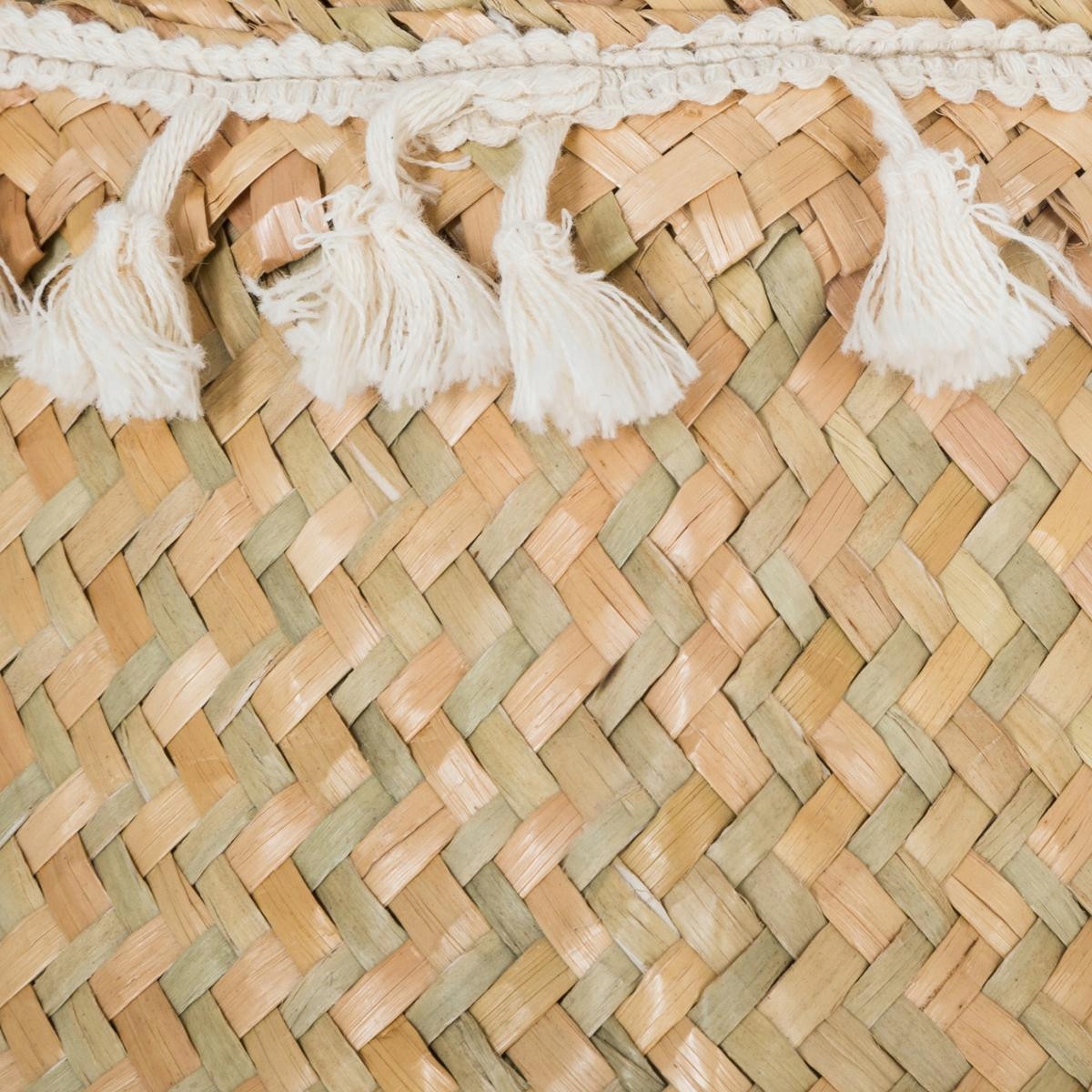 Atmosphera Naturalny kosz na zabawki z frędzelkami 31 x 27 cm Maks. szerokość 31 cm