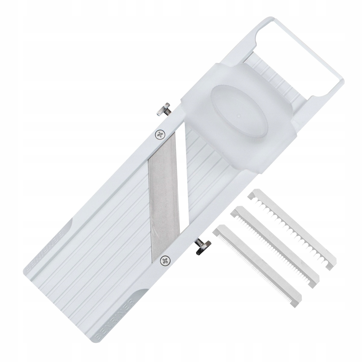 Benriner Classic Japonská ostrá mandolína na zeleninu 64 mm 6,4 cm biela