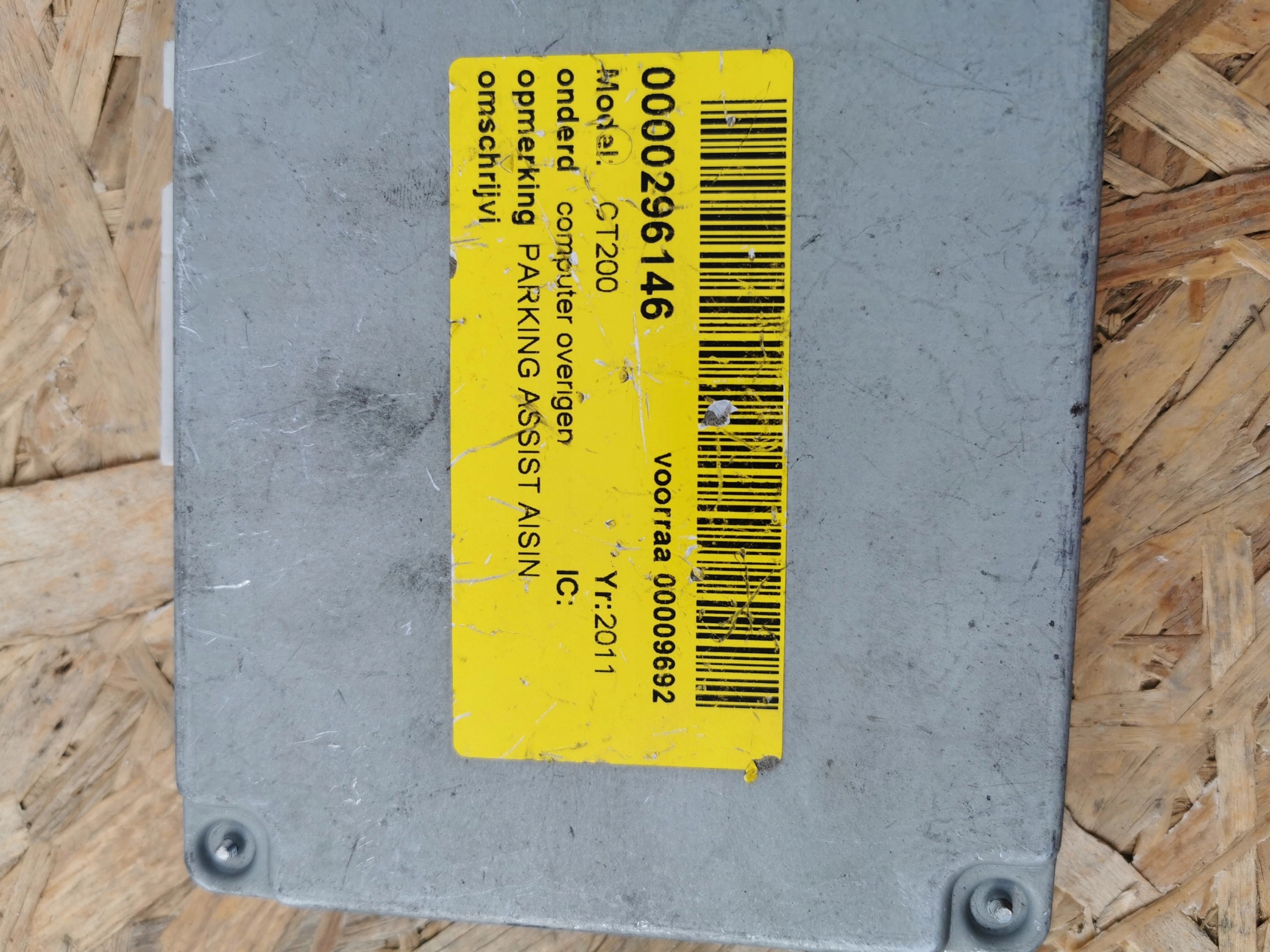 LEXUS CT200 module PDC 86792-76020 516110-16260