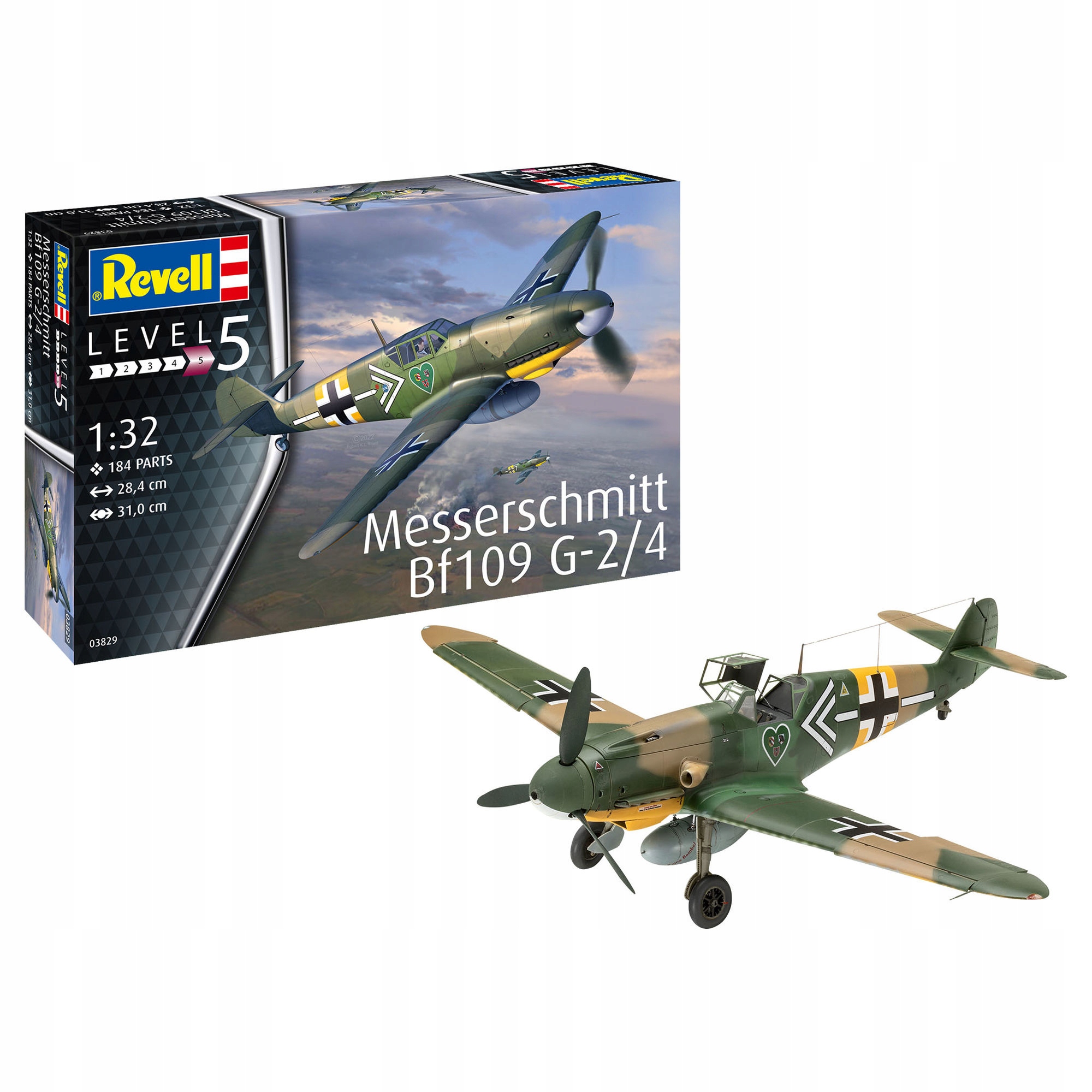 SAMOLOT 1/32 /03829/ MESSERSCHMITT BF109G-2/4 / COBI SA