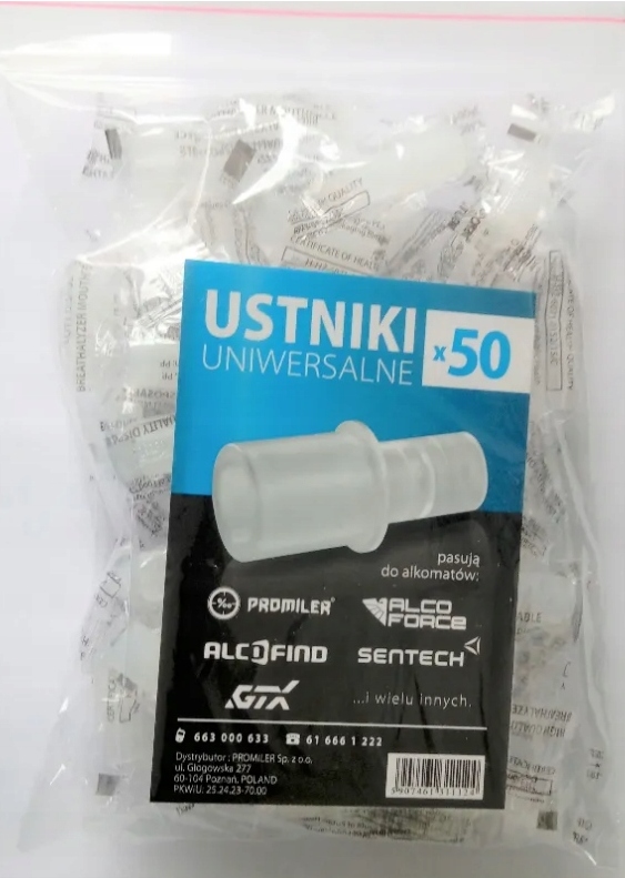 

Ustniki do alkomatu AL9000, AL6200 50szt.