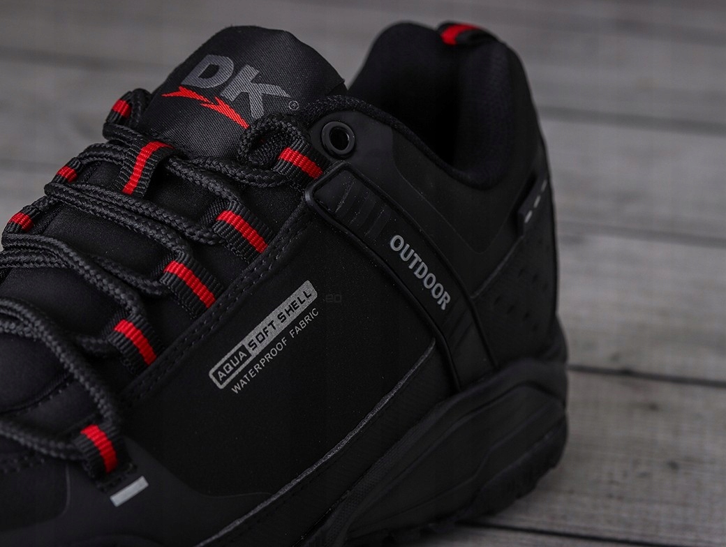 Buty męskie DK Predator Low BLK RED M SPORTOWE SOFTSHELL OUTDOOR Model PREDATOR 41 43 45