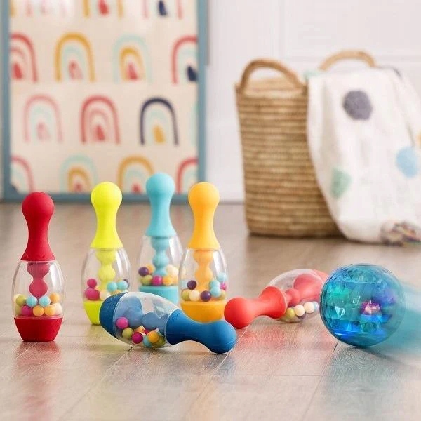 B.Toys Kręgle dla dzieci pomarańczowe Materiał plastik