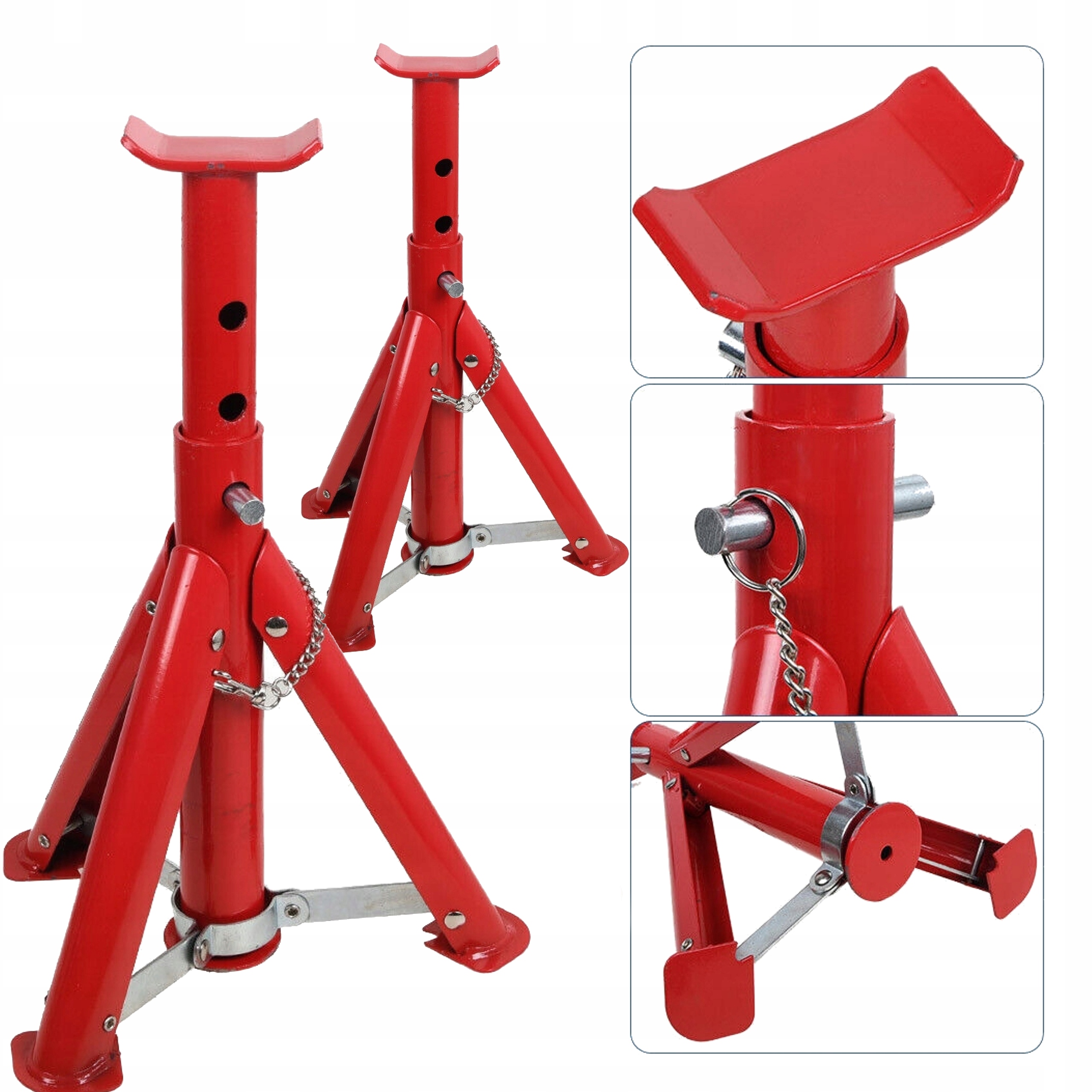 Podložky Podpora Kobylky Pod Auto 3T Skladacie 290-408 mm 2KS Komplet