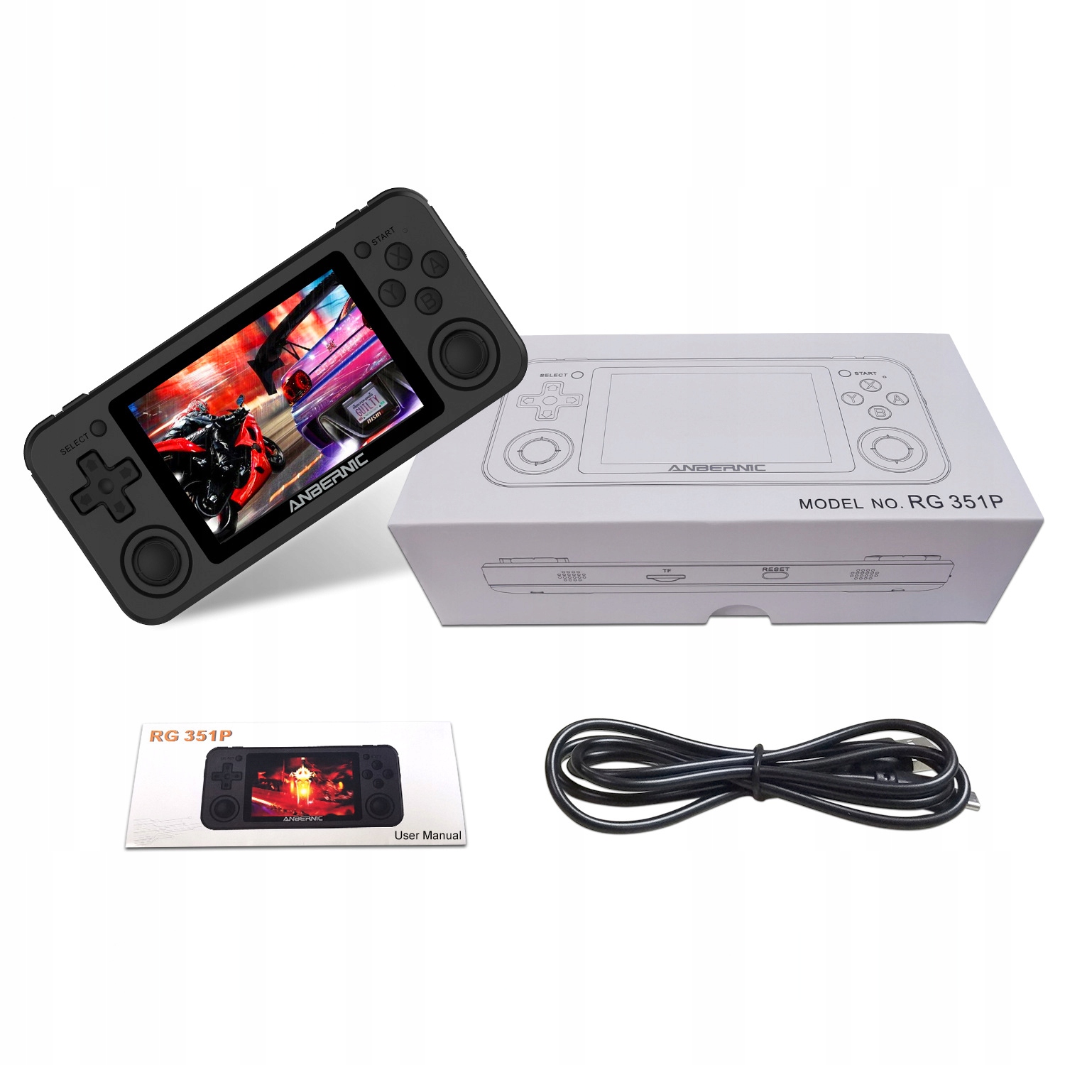 Ręczna konsola do gier typu open source RG351P PSP Producent Inna