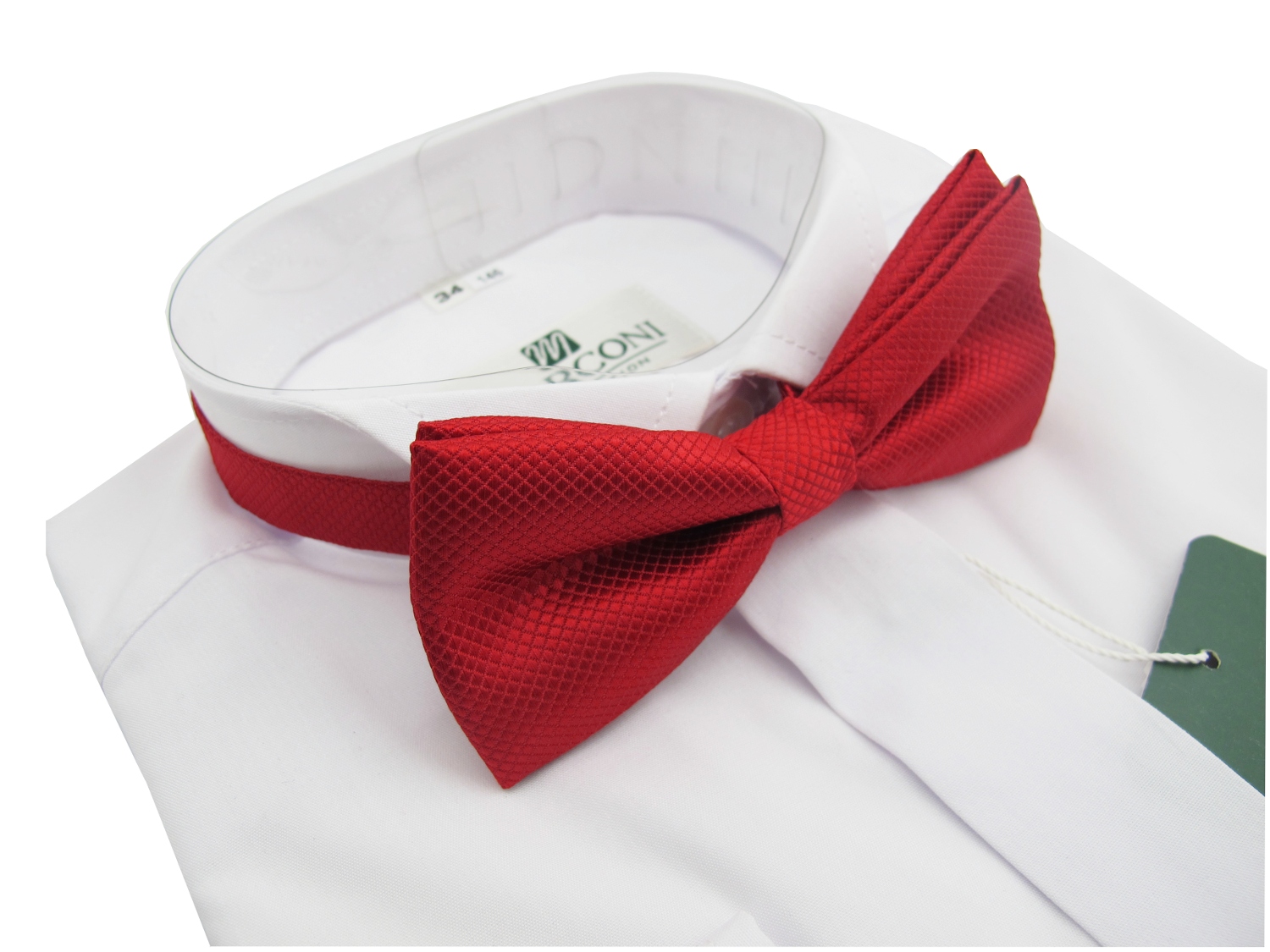 

Muszka Mucha Męska czerwona.