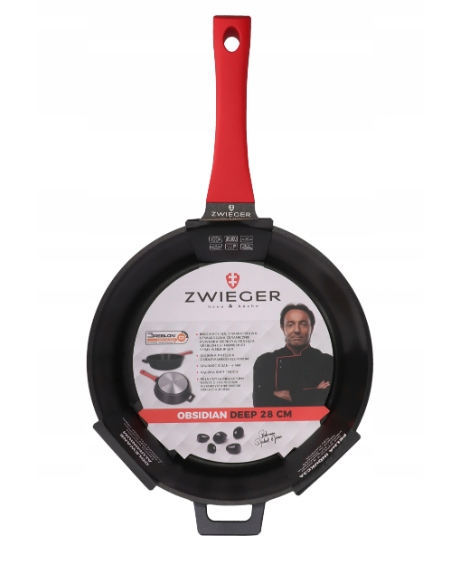 

Patelnia Zwieger Obsidian 28 cm głęboka