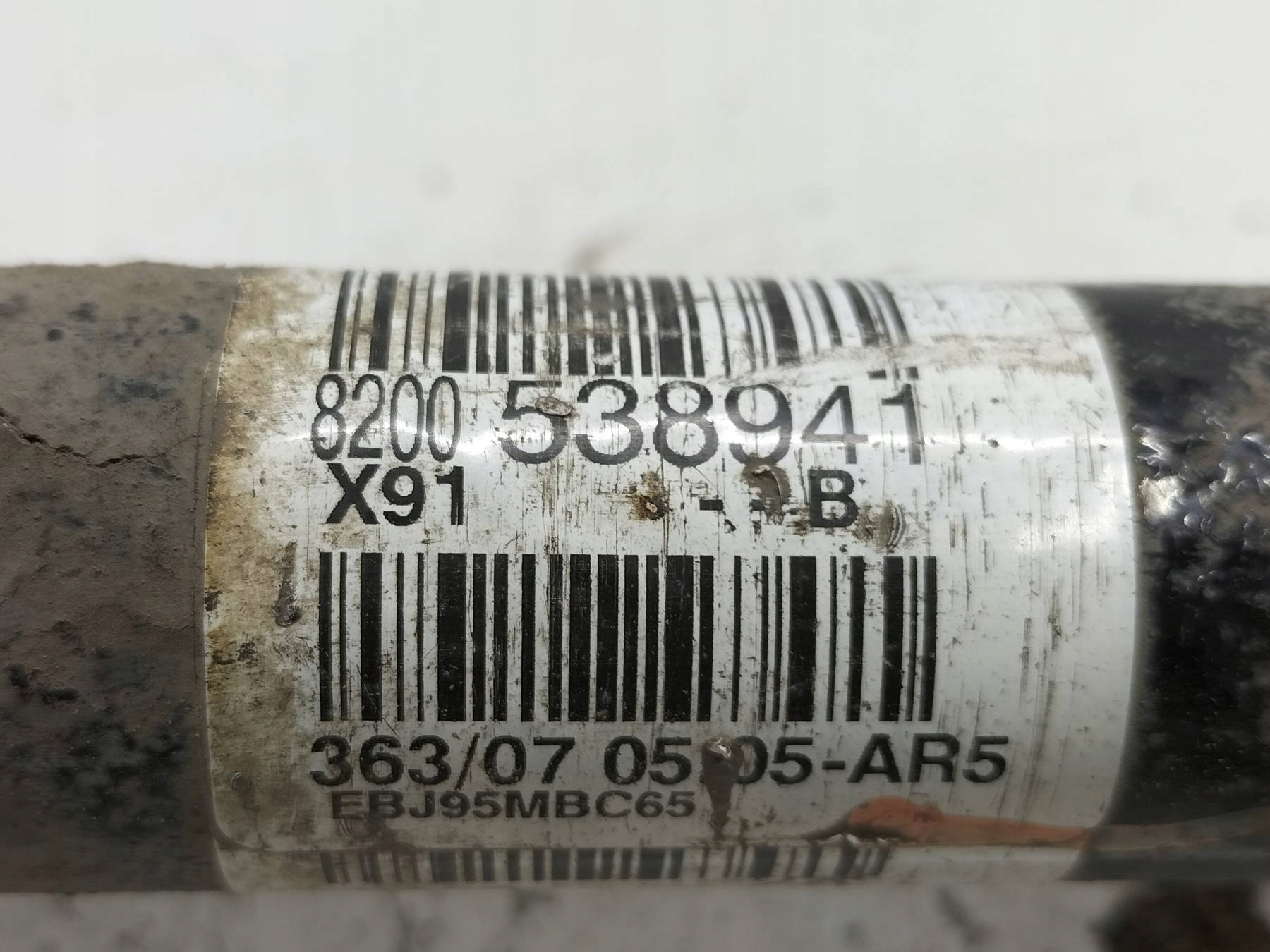 semi-axis left front 1.5 DCI 110 KM 8200538941 Renault Laguna III (2007- )