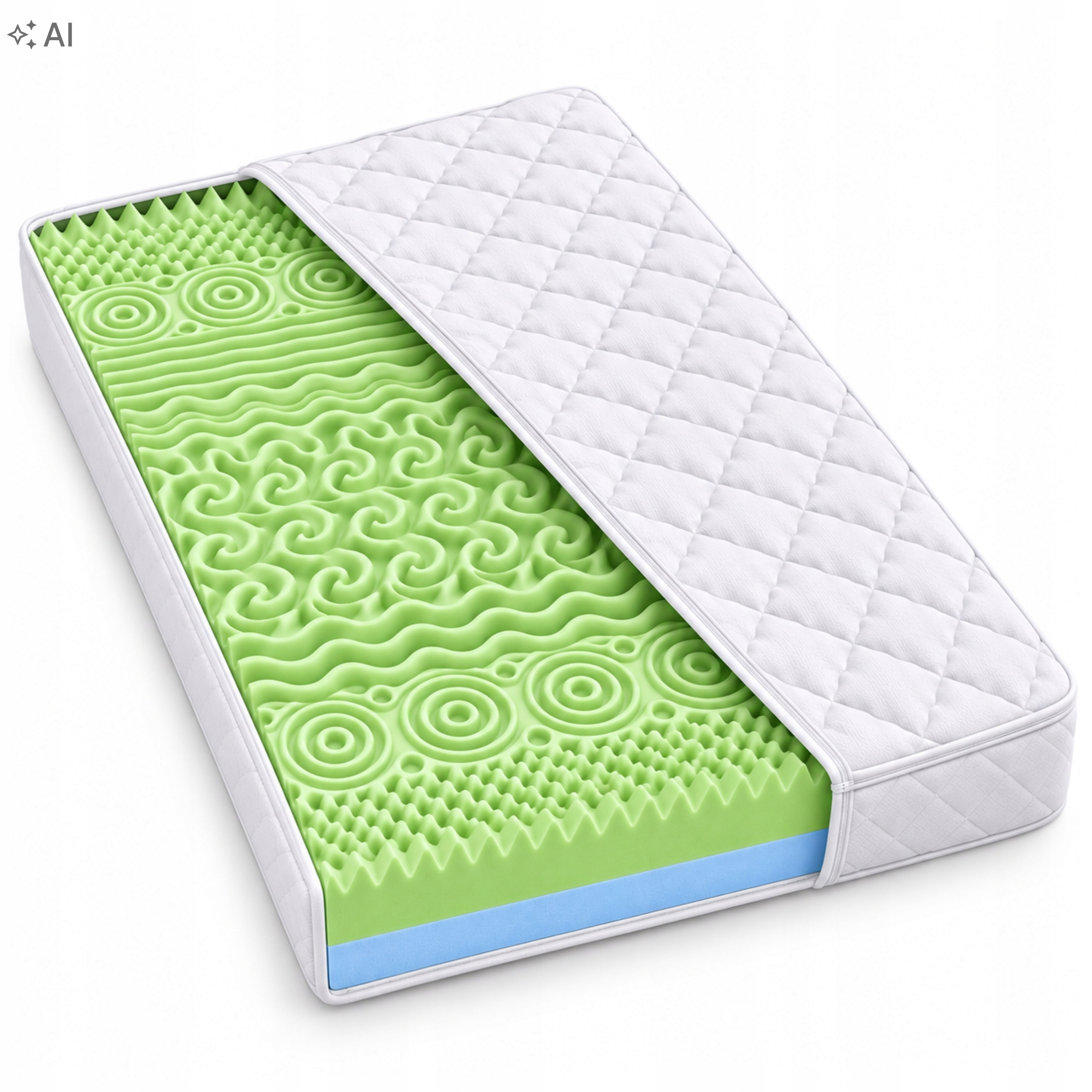 Matrace 100x200, termoplastický profil Stampdream, pěna HResilio H3 Visco
