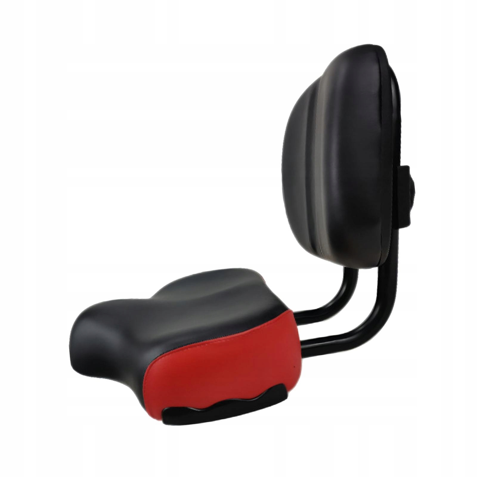 Szerokie, duże, wygodne siodełko do roweru stacjonarnego, na zewnątrz, czerwone Marka bez marki