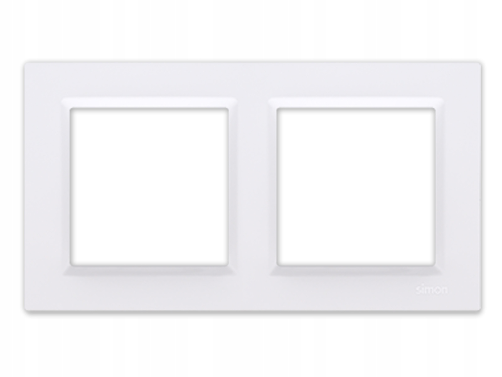 

Kontakt Simon 10 Ramka Podwójna biała Simon10