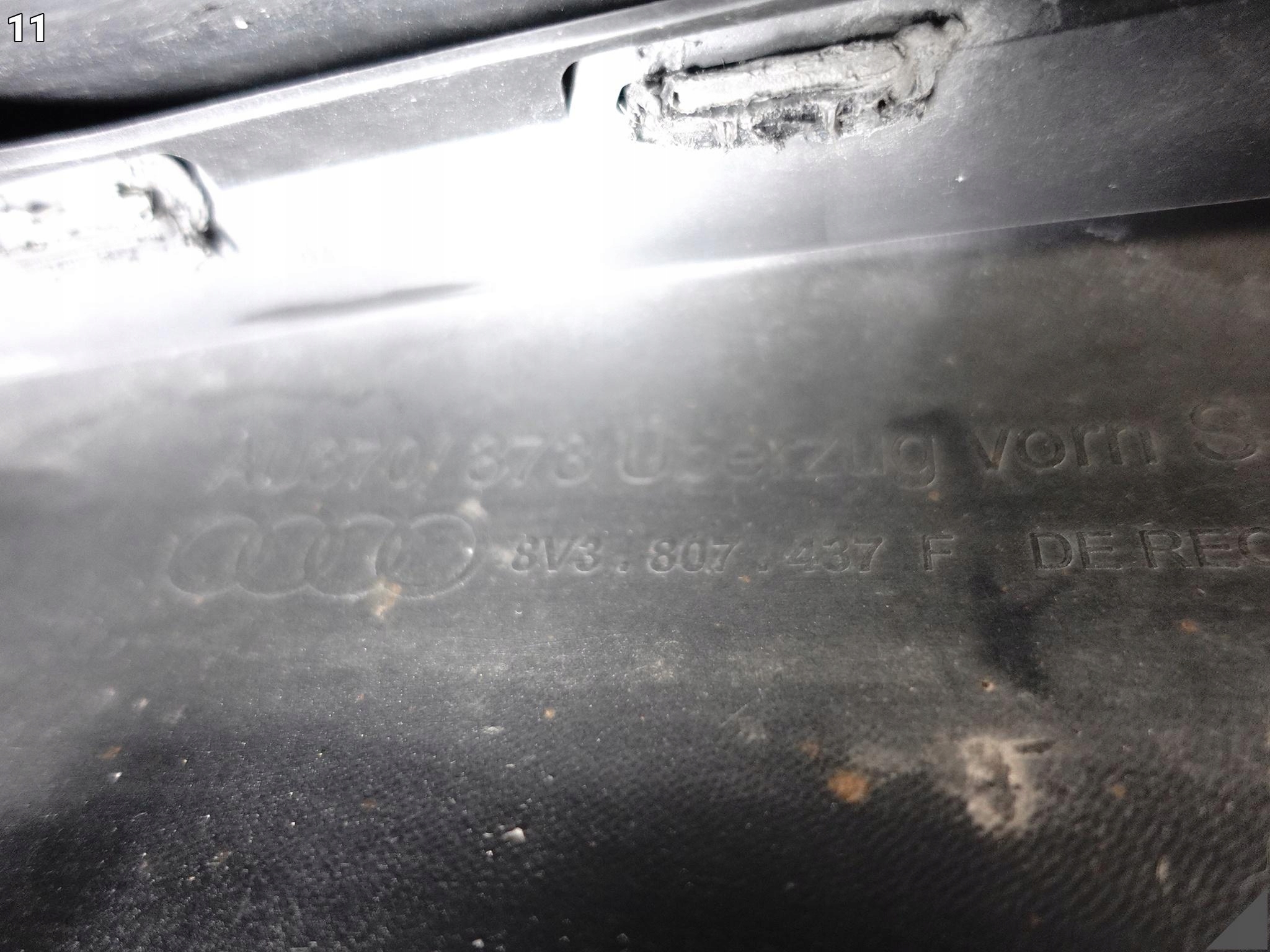 AUDI A3 S3 8V3 8V0 S-LINE 13-16 bumper BUMPER front (washers/PDC)+ZASLEPKI