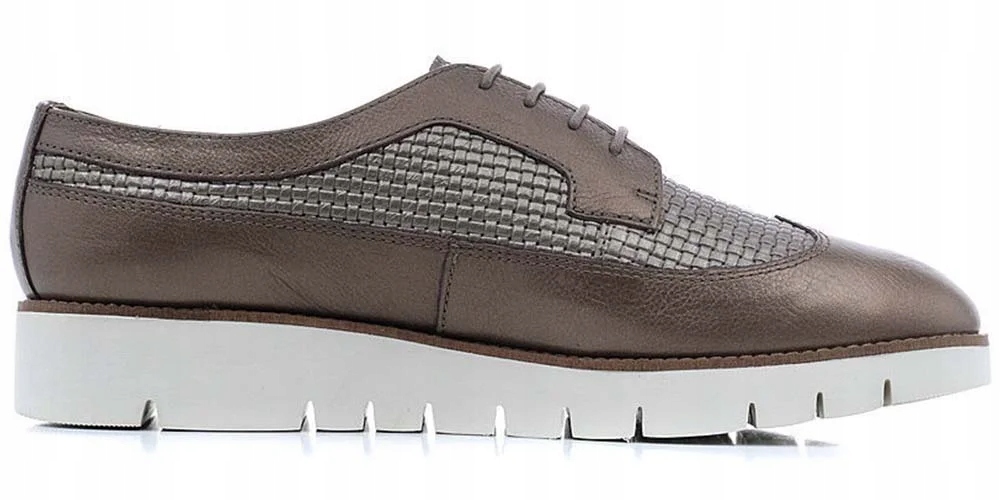 Geox Dámské polobotky Oxford Blenda Respira velikost 37 hnědé, kůže