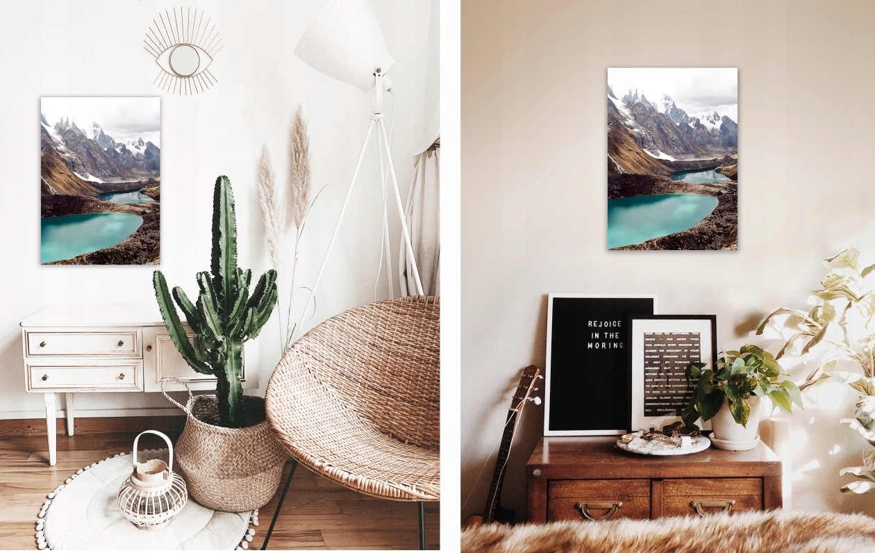 JEZIORA plakat 40x50 cm obraz #146 Tematyka pejzaże