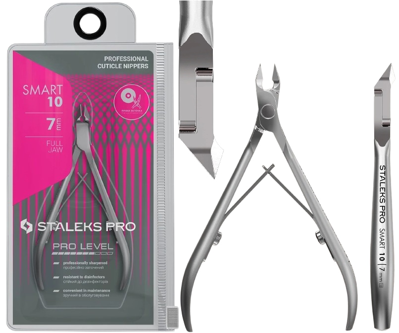 Staleks Profesionální kleště na kůži Smart 10 7 mm Netahají kůžičku Ostré