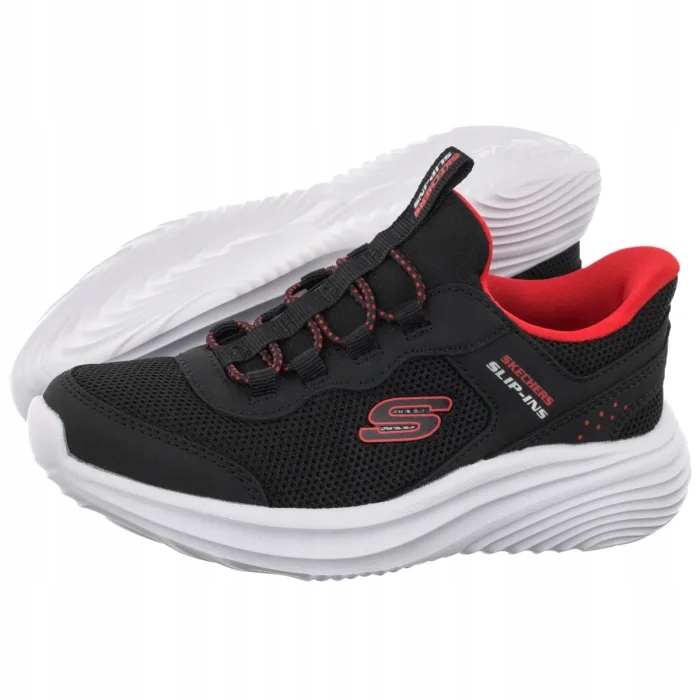 Buty Sneakersy Skechers Bounder Pro Slip-Ins Black 404208L/BLK Czarne