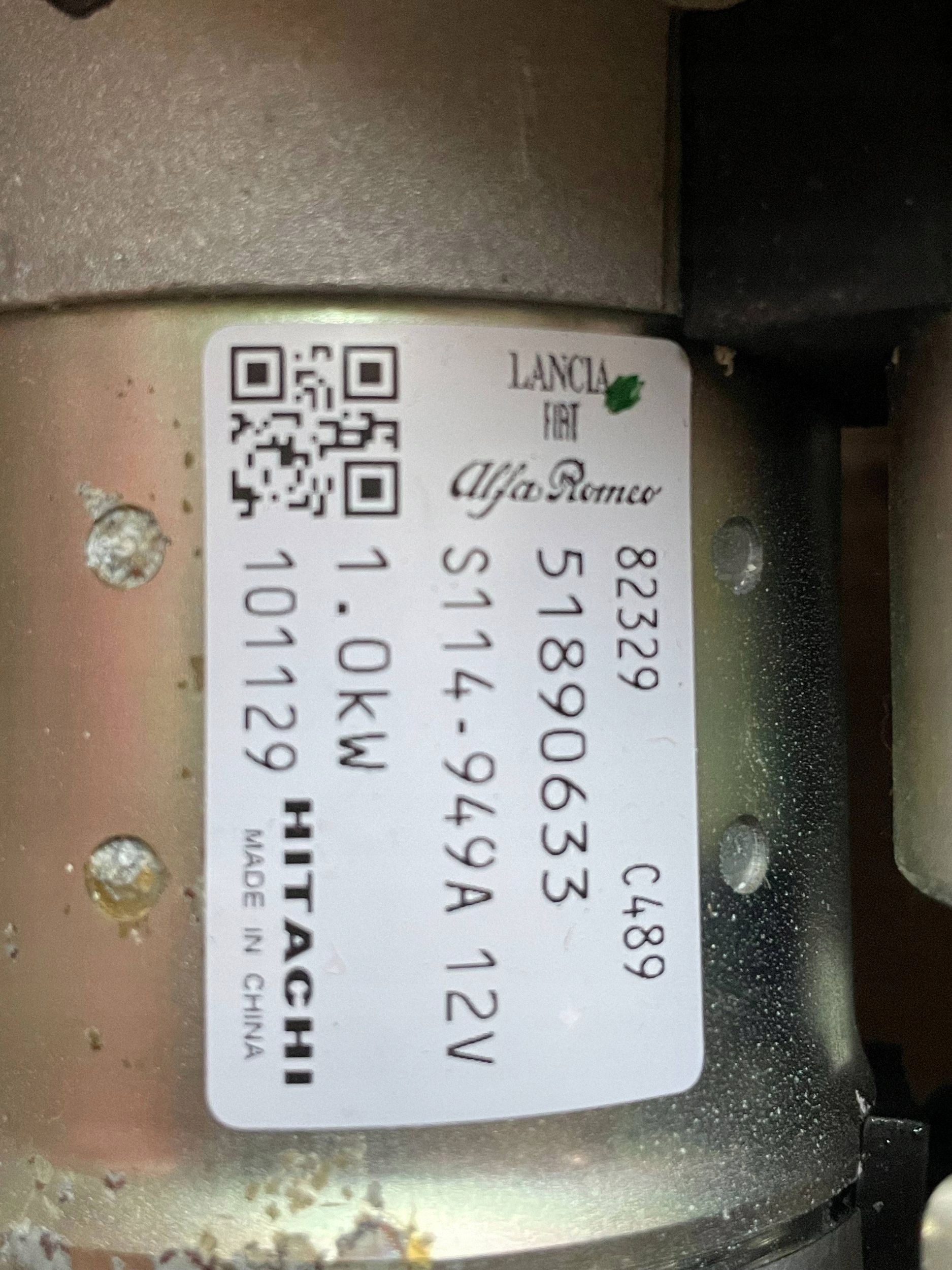 starter FIAT PUNTO 51890633 !J