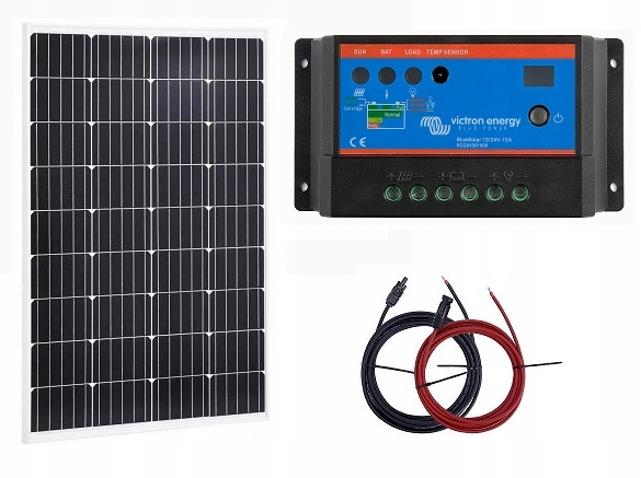 Zestaw panel fotowoltaiczny MONO 115W regulator