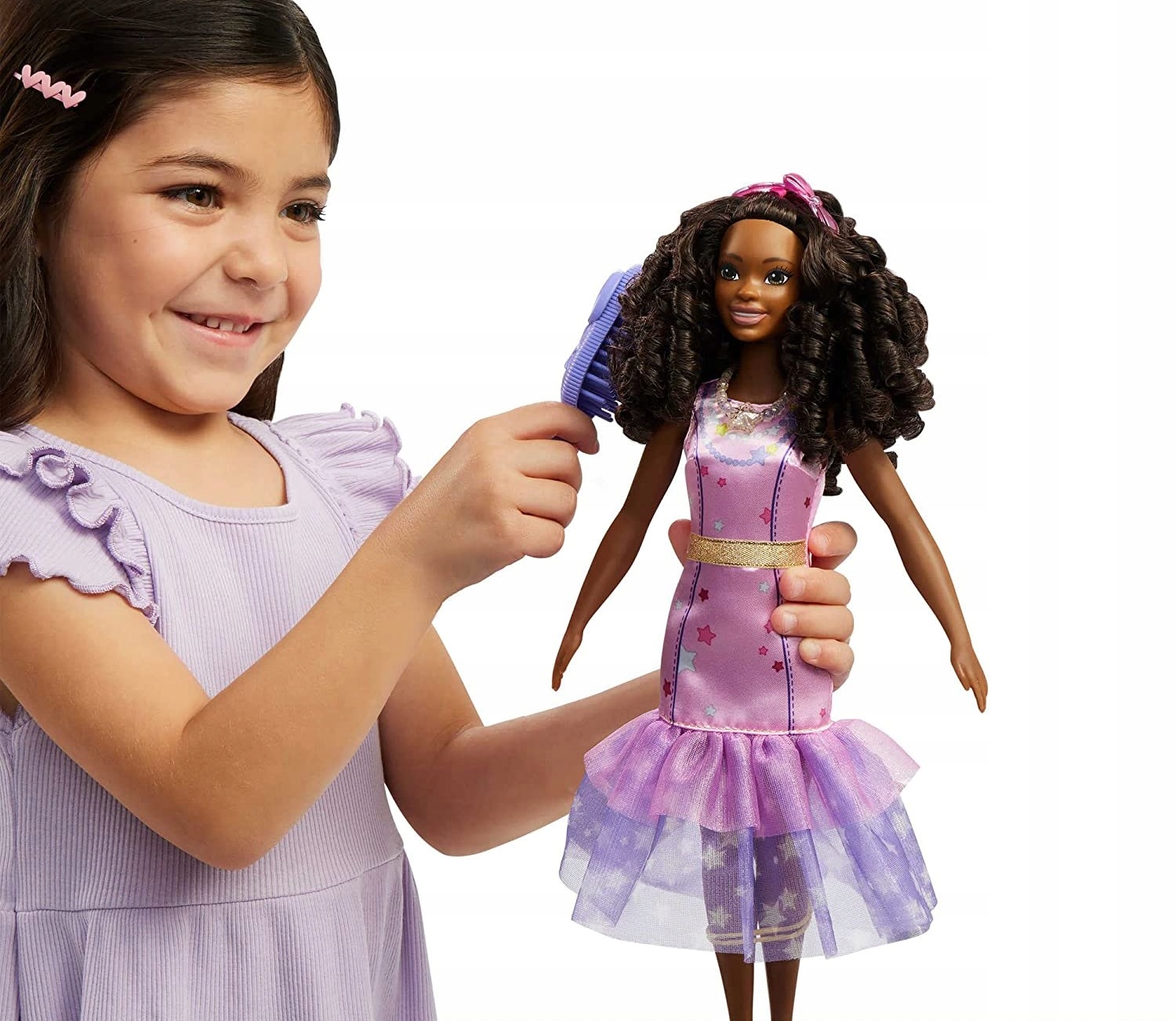 DELUXE BARBIE MOJA PIERWSZA LALKA BARBIE zestaw lalka Brooklyn + ubranka Seria Fashionistas