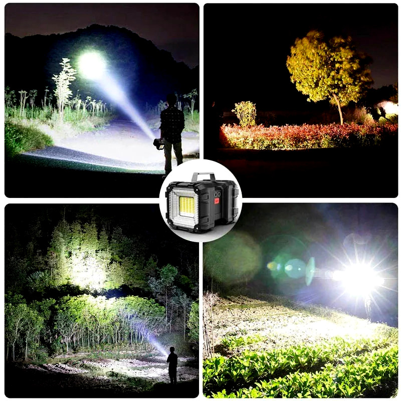 WIELOFUNKCYJNA LATARKA LED SZPERACZ POWERBANK LED Rodzaj reflektor i szperacz