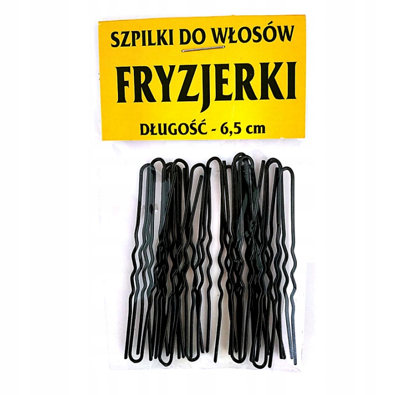 

Szpilki do włosów Pro-lak czarne 6,5cm 20szt
