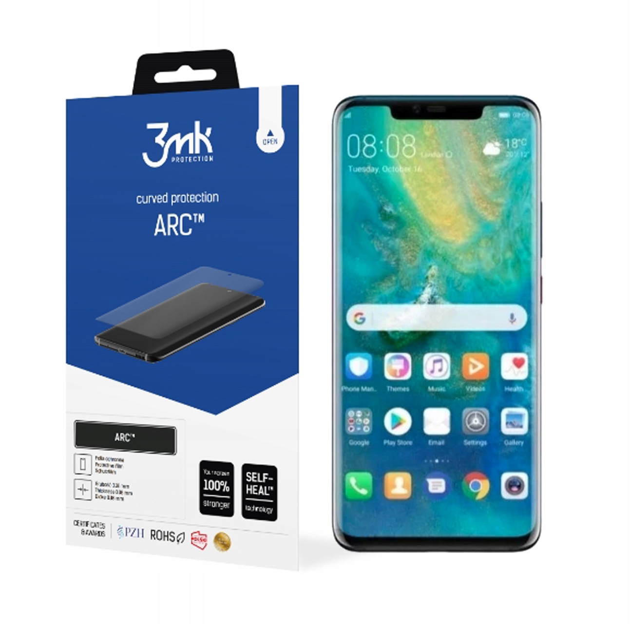 

Folia Arc Se 3MK do Huawei Mate 20 Pro Cały Ekran