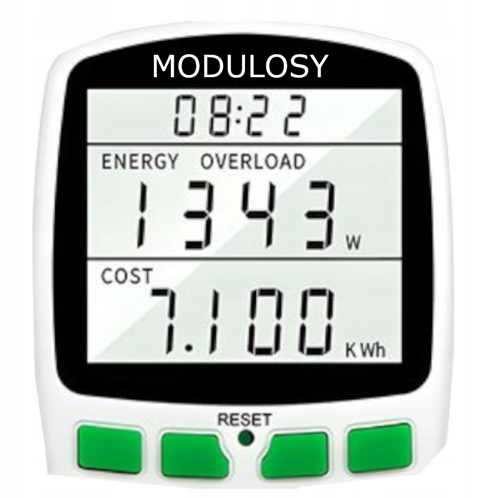 LICZNIK MIERNIK ENERGII ELEKTRYCZNEJ WATOMIERZ Marka Modulosy