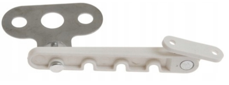 REGULATOR STOPNIOWY UCHYŁU OKNA UNIWERSALNY OGRANICZNIK GRZEBIEŃ BIAŁY 2szt Kod producenta REG-OKNA-STOP-BIAŁY-ST