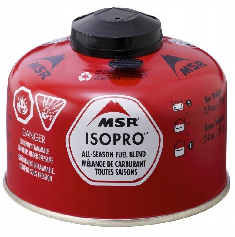 Kartusz Msr IsoPro 110g idealny do Jet_boil