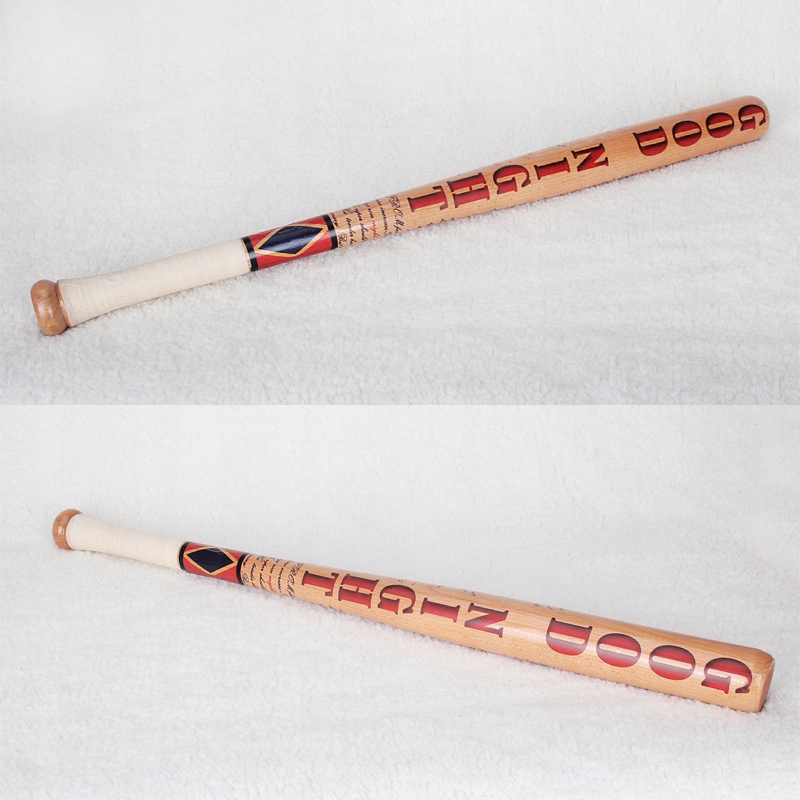 KIJ BEJSBOLOWY HARLEY QUINN LEGION SAMOBÓJCÓW NA HALLOWEEN Model DREWNIANY KIJ BASEBALLOWY