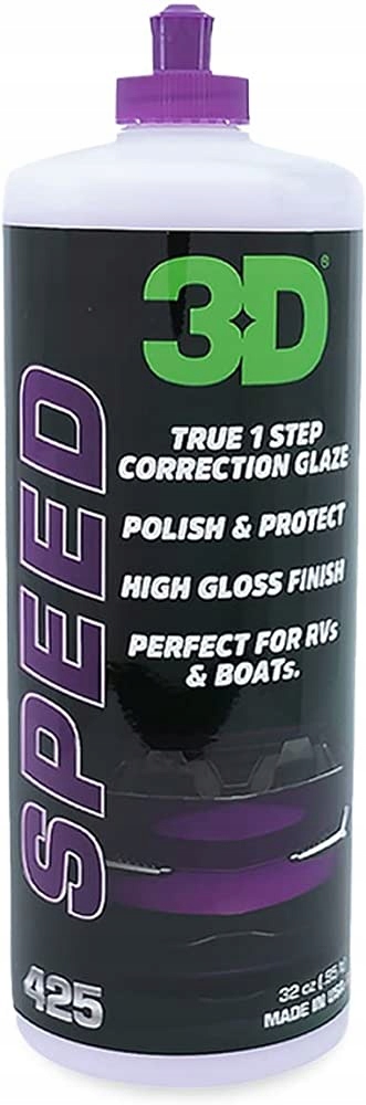 3D Car Care HD Speed All in One полировальная паста