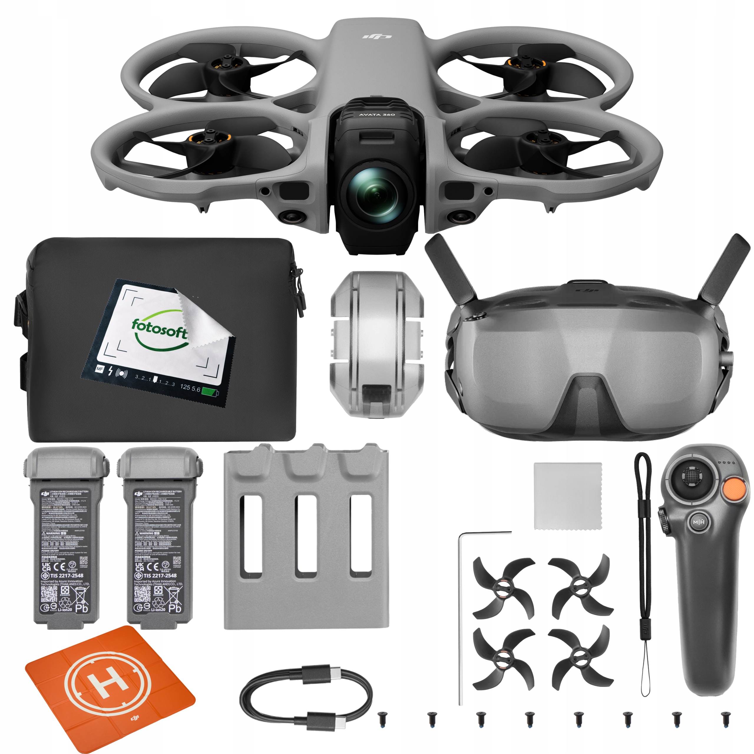 Dron Dji Avata 360 Motion Fly More Combo Dji Goggles N3 Fpv 8K 4K