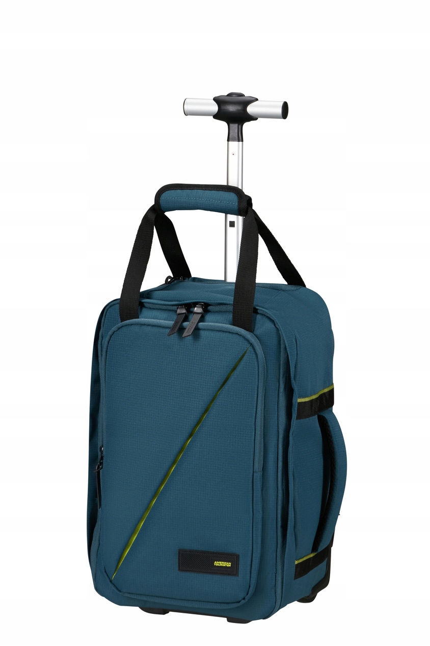 Batoh na kolečkách American Tourister Take2Cabin S modrý pod sedadlo