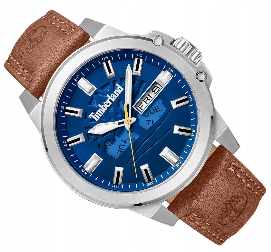 Stříbrné Ocelové Pánské Hodinky Timberland Canfield TDWGB0040801 Vodotěsné