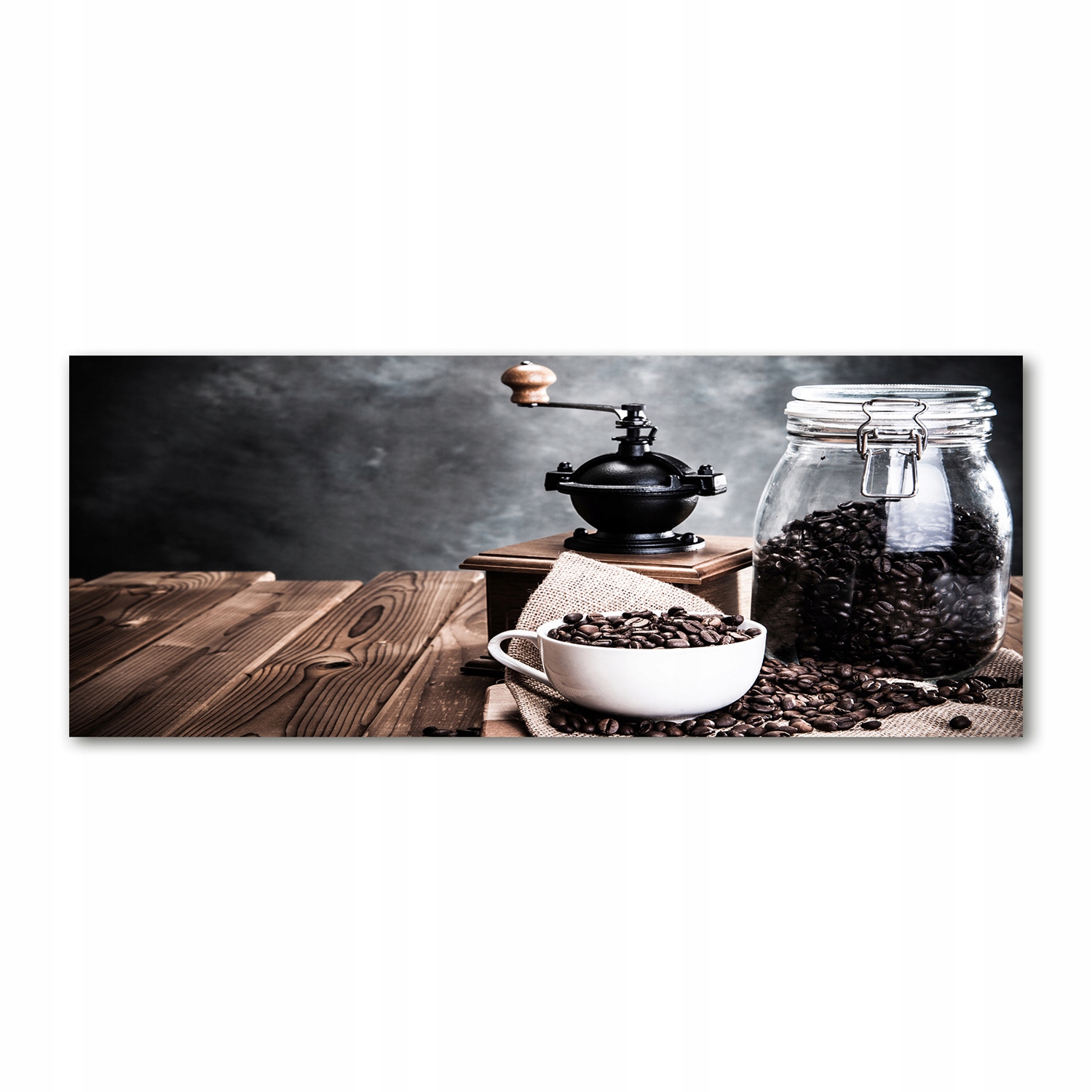 

Foto obraz akryl zdjęcie Młynek do kawy 125x50 cm