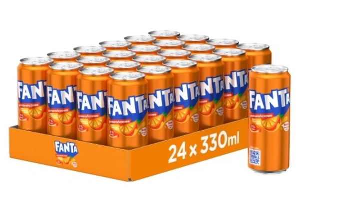 Levně Sycený nápoj fanta 24x330 ml