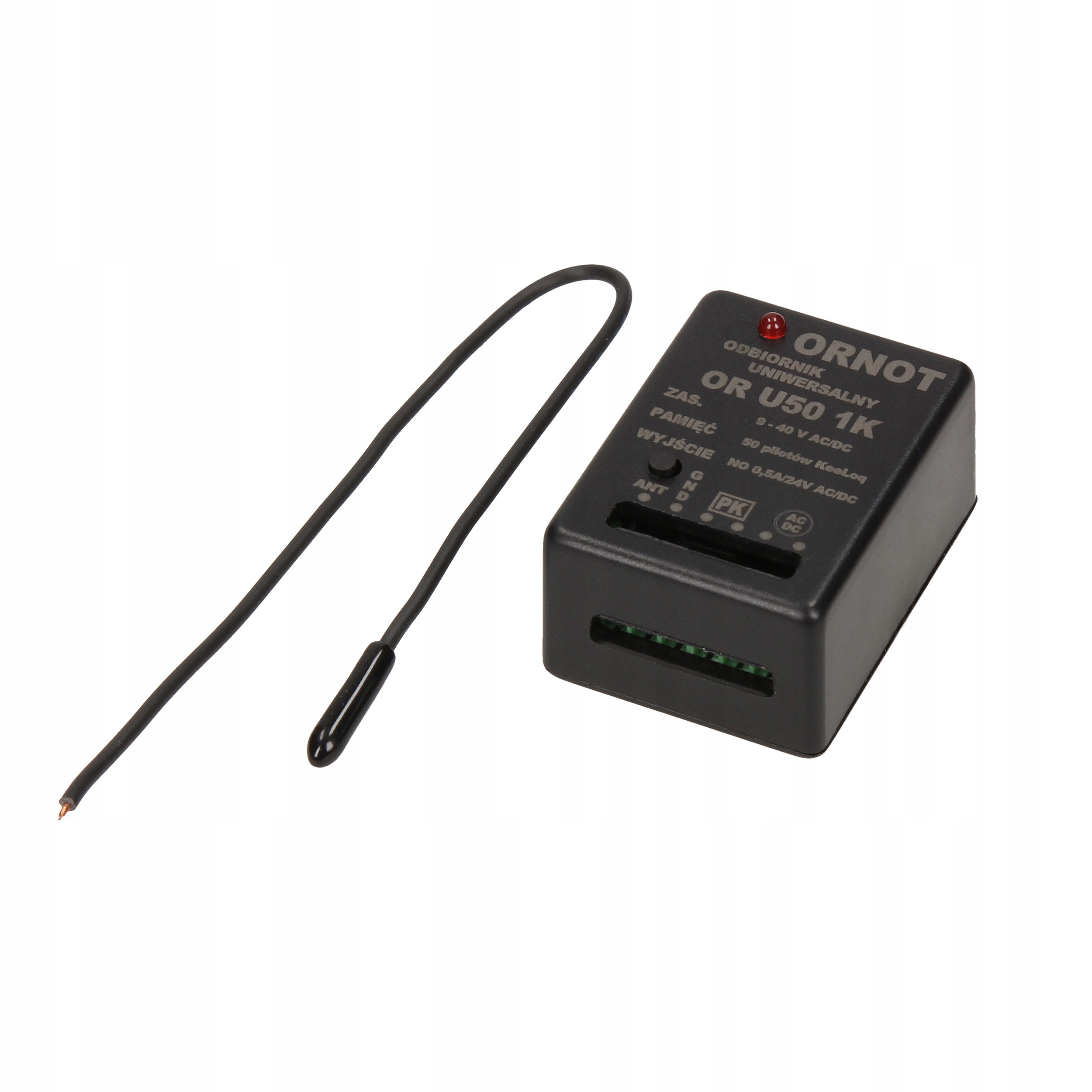 

1-kanałowy odbiornik uniwersalny do bram 433 MHz