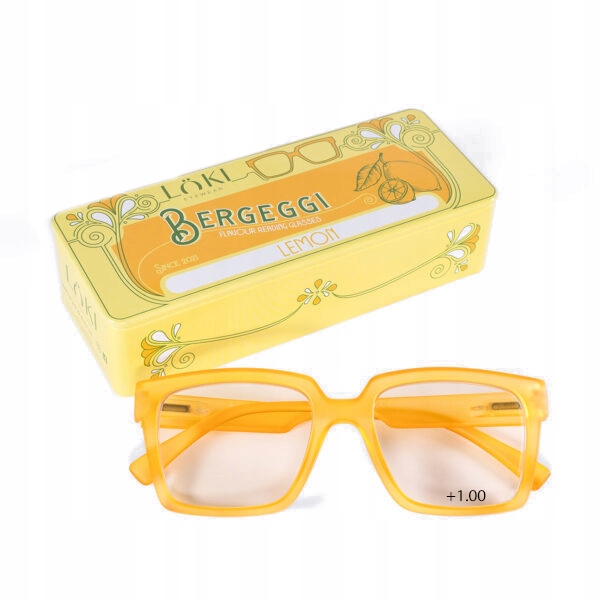 +1.0 Plusy Loki Italy Okulary do komputera Blue Block okulary do czytania