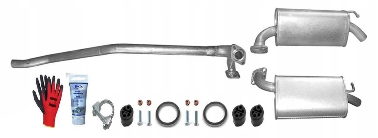 Mazda 6 2.0 2.3 2005-2007 Hatchback Sedan Kombi Trubka Tlumič sada bonus