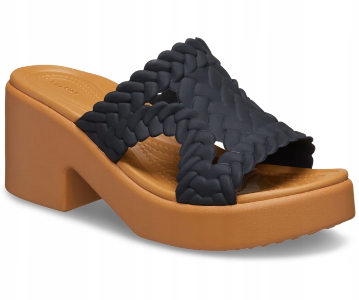 Dámské Nazouváky Koturn Crocs Brooklyn Woven Heel 209979 Slide 37-38