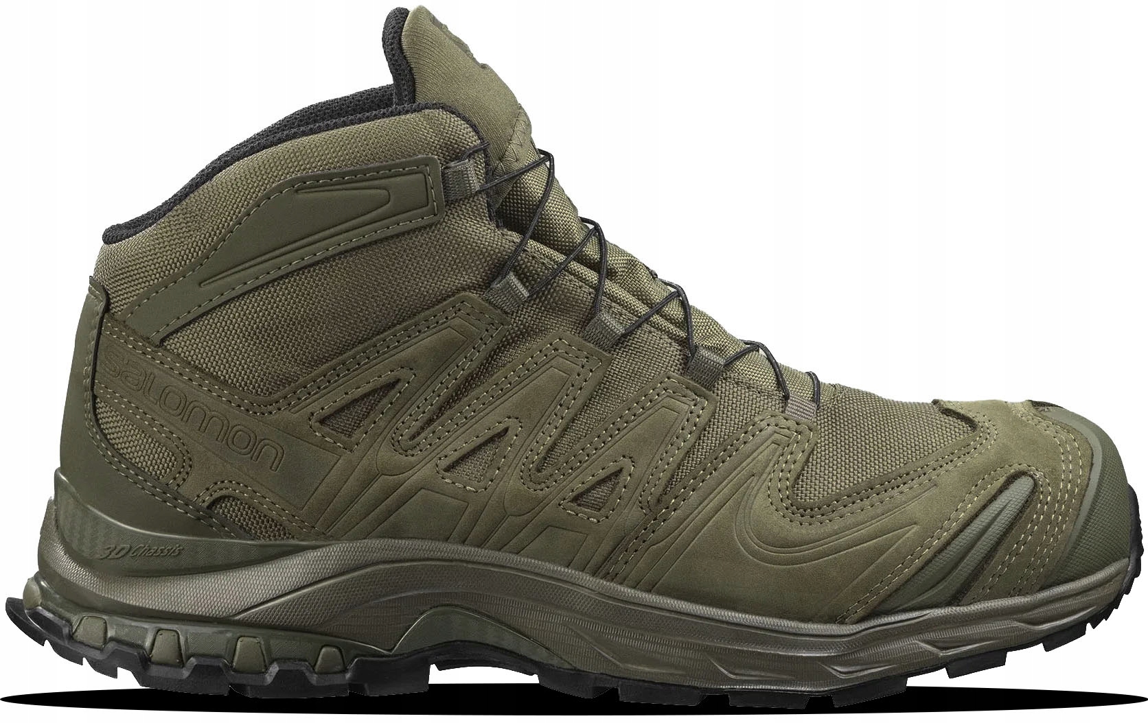 BUTY WOJSKOWE SKÓRZANE TAKTYCZNE TREKKINGOWE MOCNE SALOMON XA FORCES MID