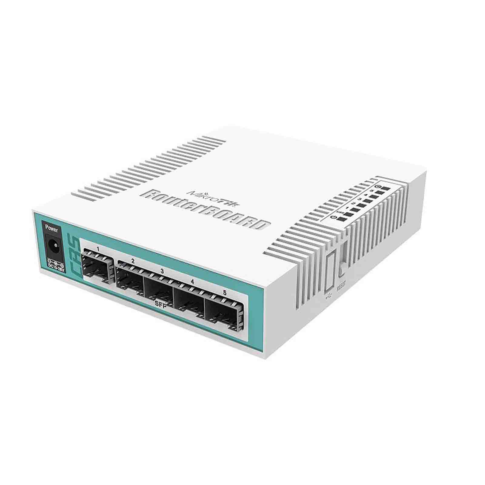 Switch MikroTik CRS106-1C-5S 6 portów biały