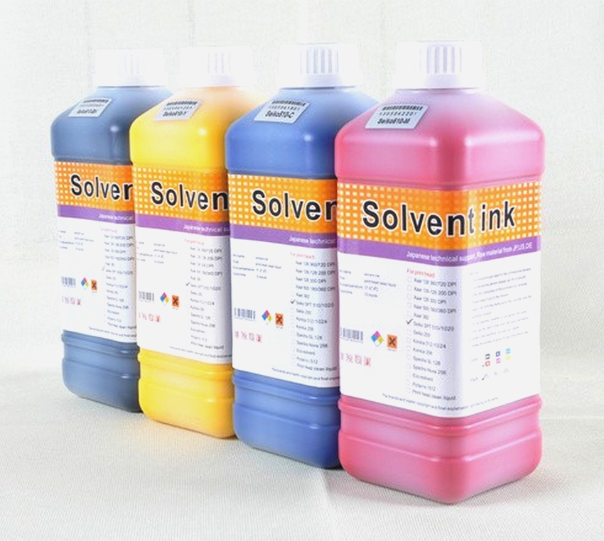 Tusz Eco Solvent (1 Litr) - Żółty (Yellow)
