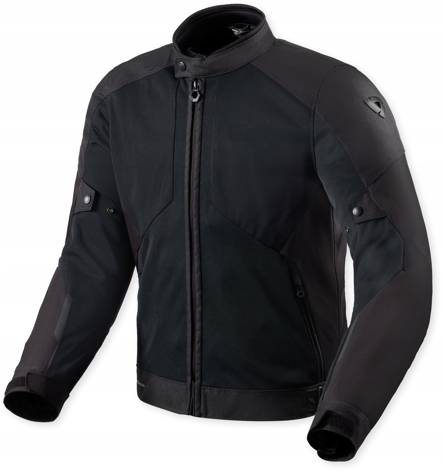 Motocyklová bunda s chráničmi Rev'it Torque 3 H2O čierna 2XL