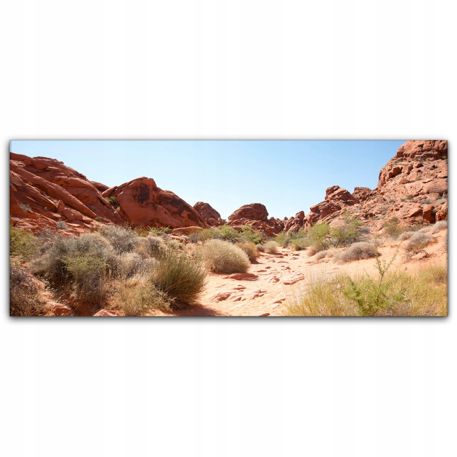 

Canvas na ramie ścienny 125x50 Piaskowiec Pustynia