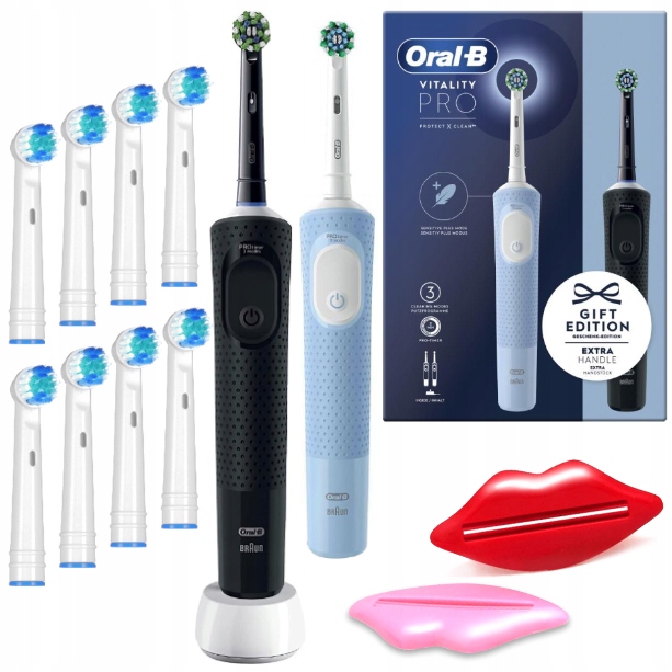 Szczoteczka Elektryczna do Zębów Oral-B Vitality ProD103 Czarna i Niebieska