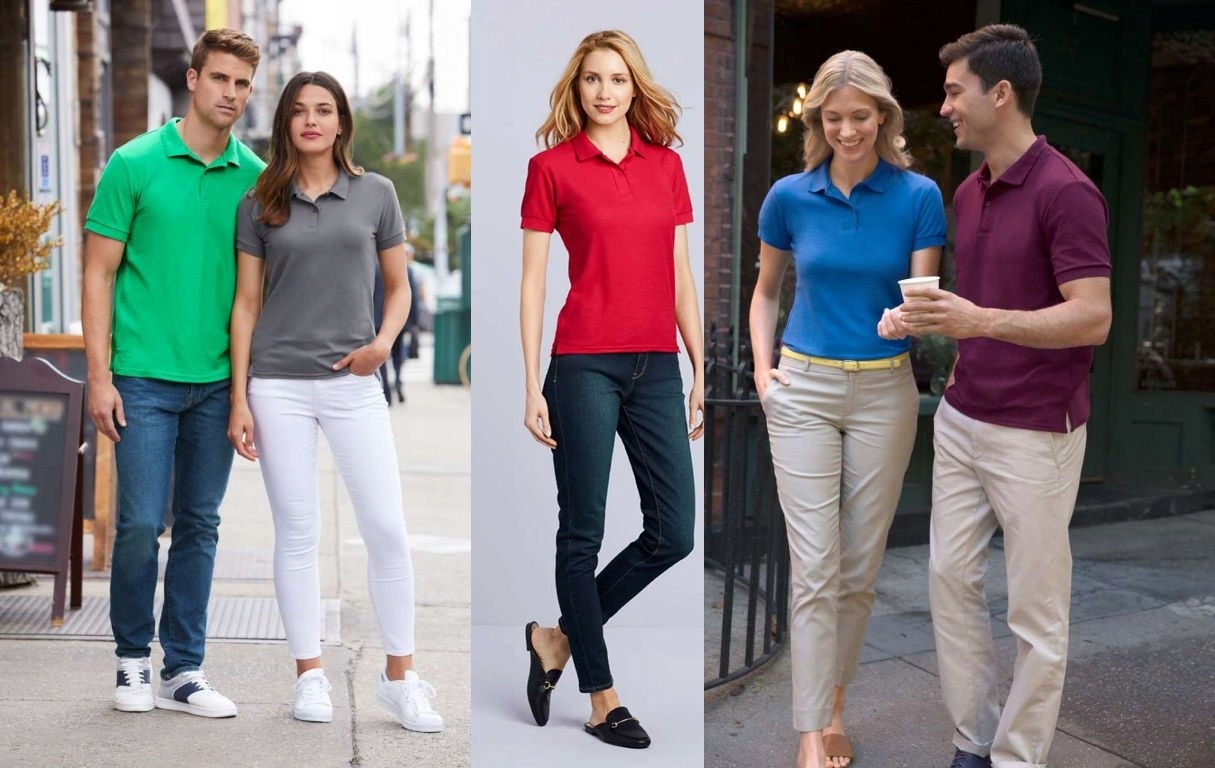 KOSZULKA POLO DAMSKA T-SHIRT bawełniany XXL/44 Model POLO TG5