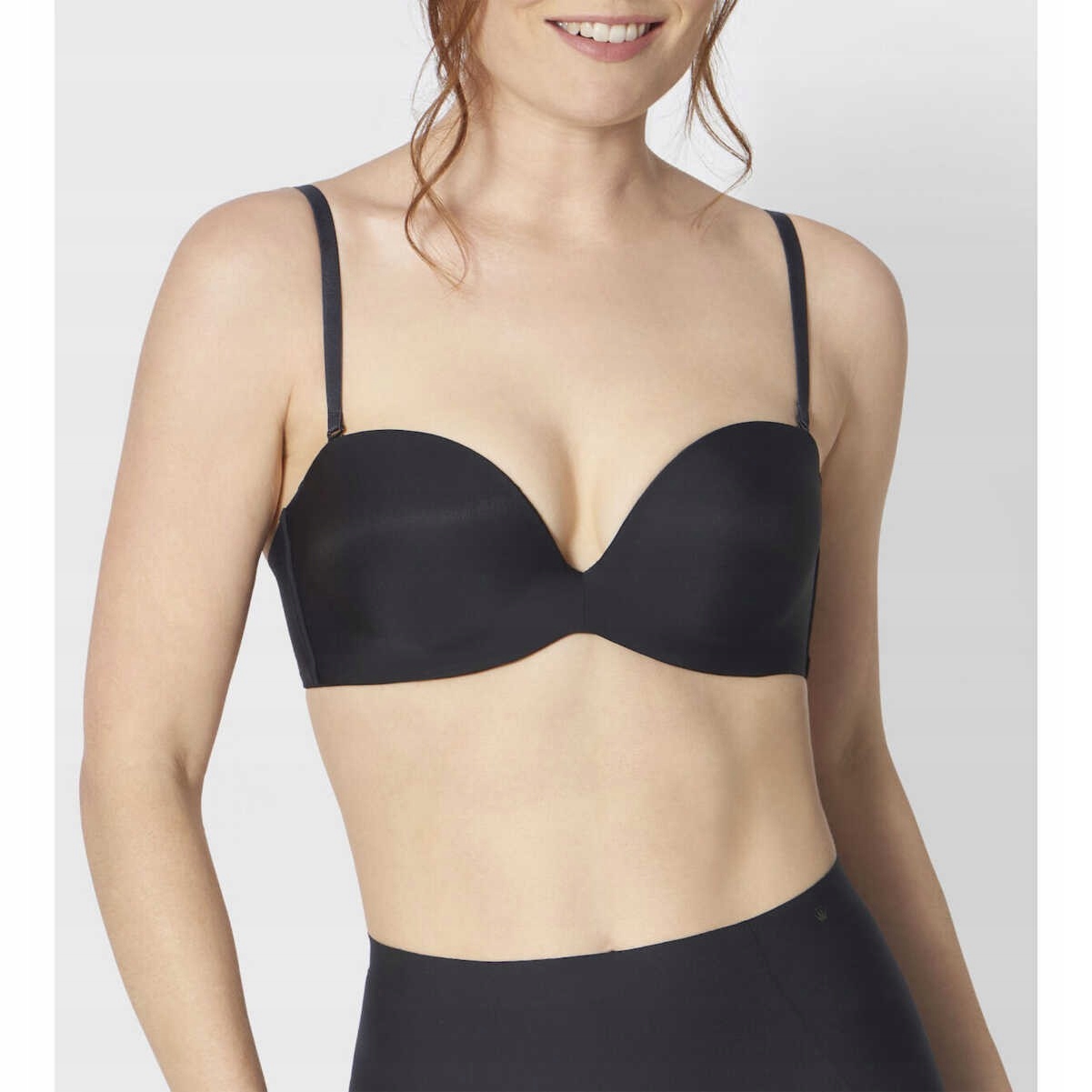 Podprsenka Bardotka Stepy Černá Triumph Černá 75D