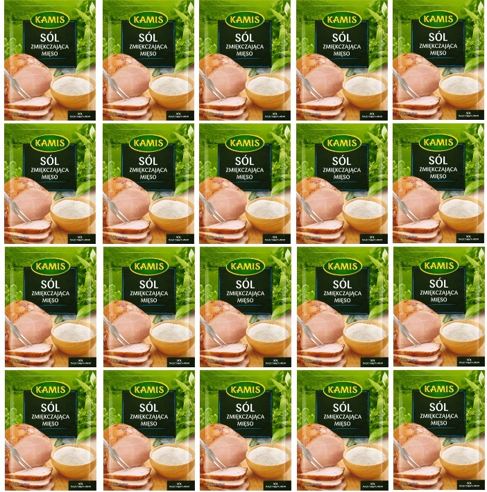 20x 30g Kamis Sól Zmiękczająca Mięso Karton