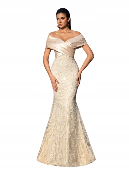 Shein Elegantní Šaty Béžové S Baskinkou M 1JH